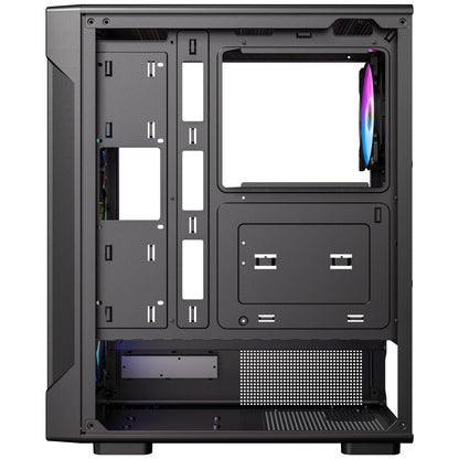Antec VX320 ARGB Mid-Tower Gaming PC Case, 4x120mm ARGB Fans, Glass Side Panel