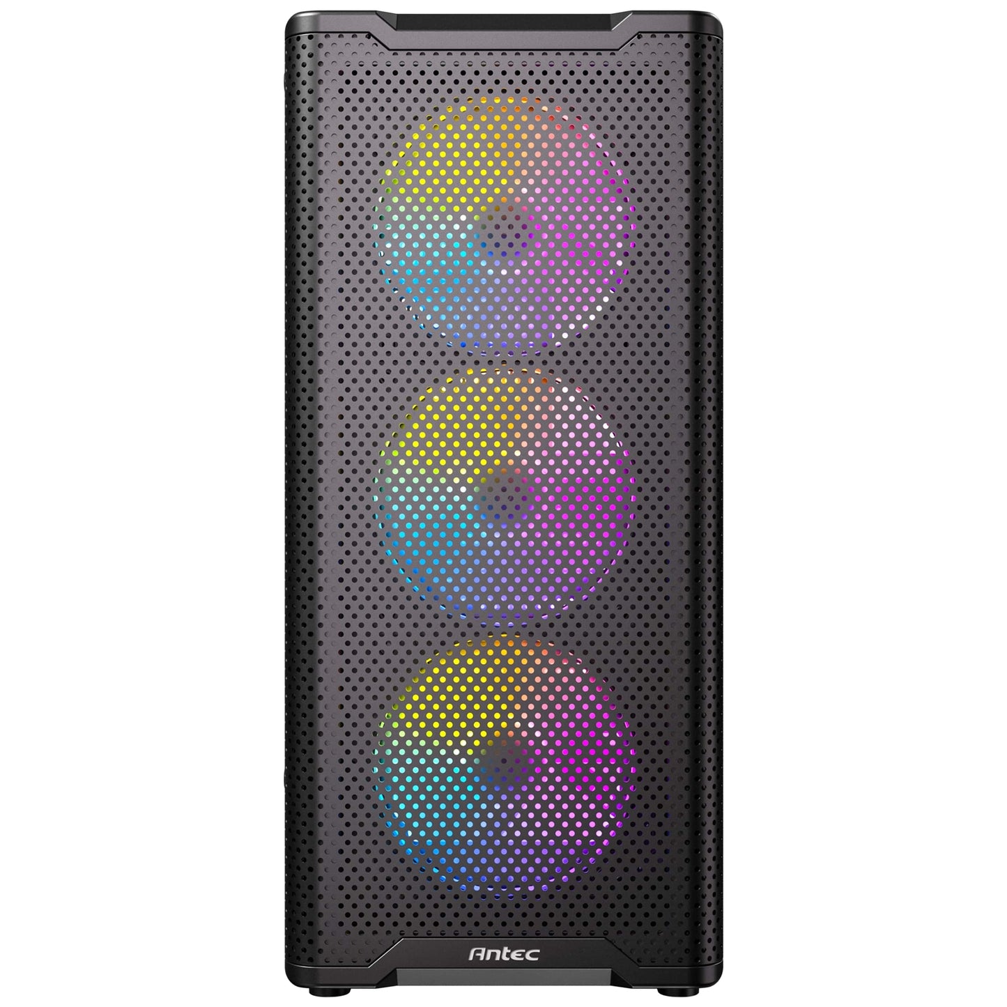 Antec VX310 ARGB  Mid-Tower Gaming PC Case, 4 ARGB Fans, Glass Panel, Mesh Front
