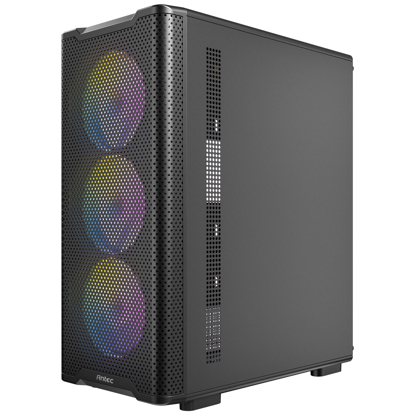 Antec VX310 ARGB  Mid-Tower Gaming PC Case, 4 ARGB Fans, Glass Panel, Mesh Front