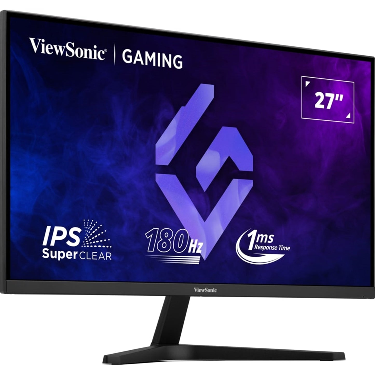 Viewsonic VX27G1-HD 27 Inch IPS Gaming Monitor, Full HD 180Hz G-sync HDMI DP 1ms
