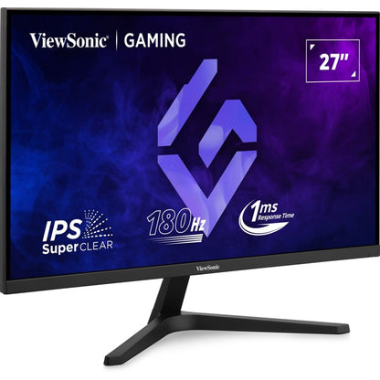 Viewsonic VX27G1-HD 27 Inch IPS Gaming Monitor, Full HD 180Hz G-sync HDMI DP 1ms