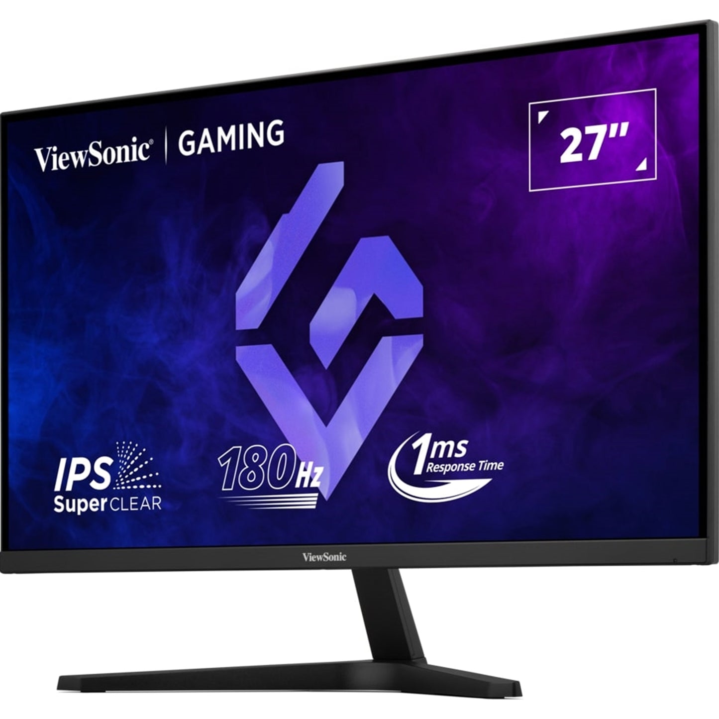 Viewsonic VX27G1-HD 27 Inch IPS Gaming Monitor, Full HD 180Hz G-sync HDMI DP 1ms