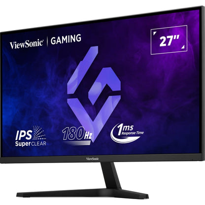Viewsonic VX27G1-HD 27 Inch IPS Gaming Monitor, Full HD 180Hz G-sync HDMI DP 1ms