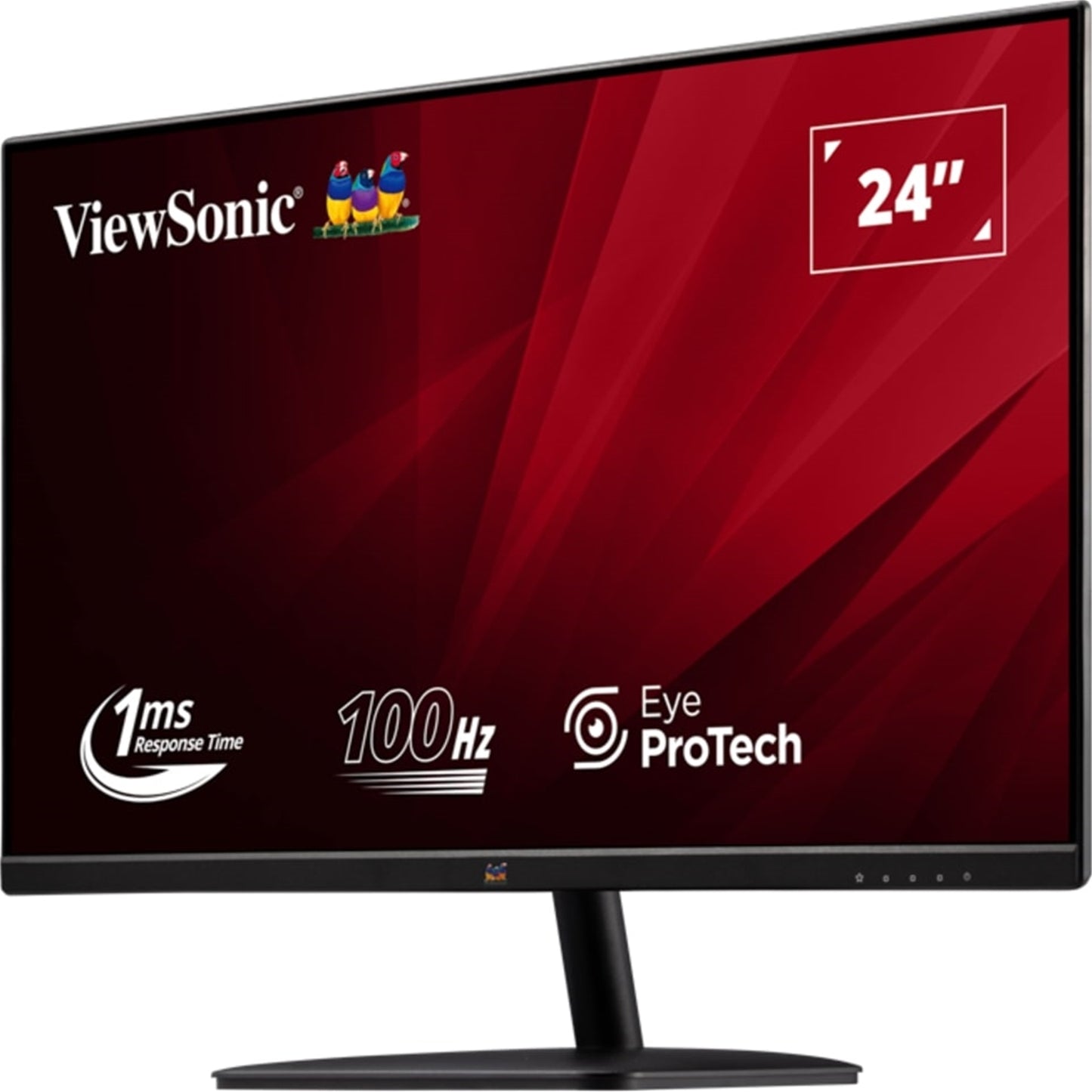 Viewsonic VA2432-H-2 24 Inch IPS Frameless Monitor,  FHD, Widescreen, 100Hz, 1ms