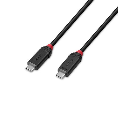 Lindy Black Line 37002 2m USB4 240W Cable, 24 pin USB-C (M) to 24 pin USB-C (M)