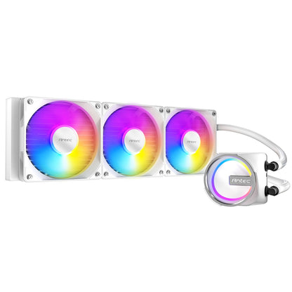 Antec Skeleton 360ARGB Liquid CPU Cooler, Universal Socket White 360mm Radiator