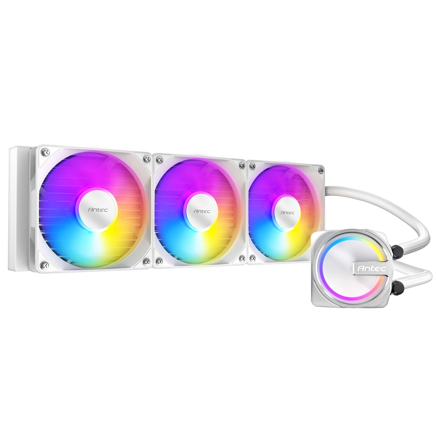 Antec Skeleton 360ARGB Liquid CPU Cooler, Universal Socket White 360mm Radiator