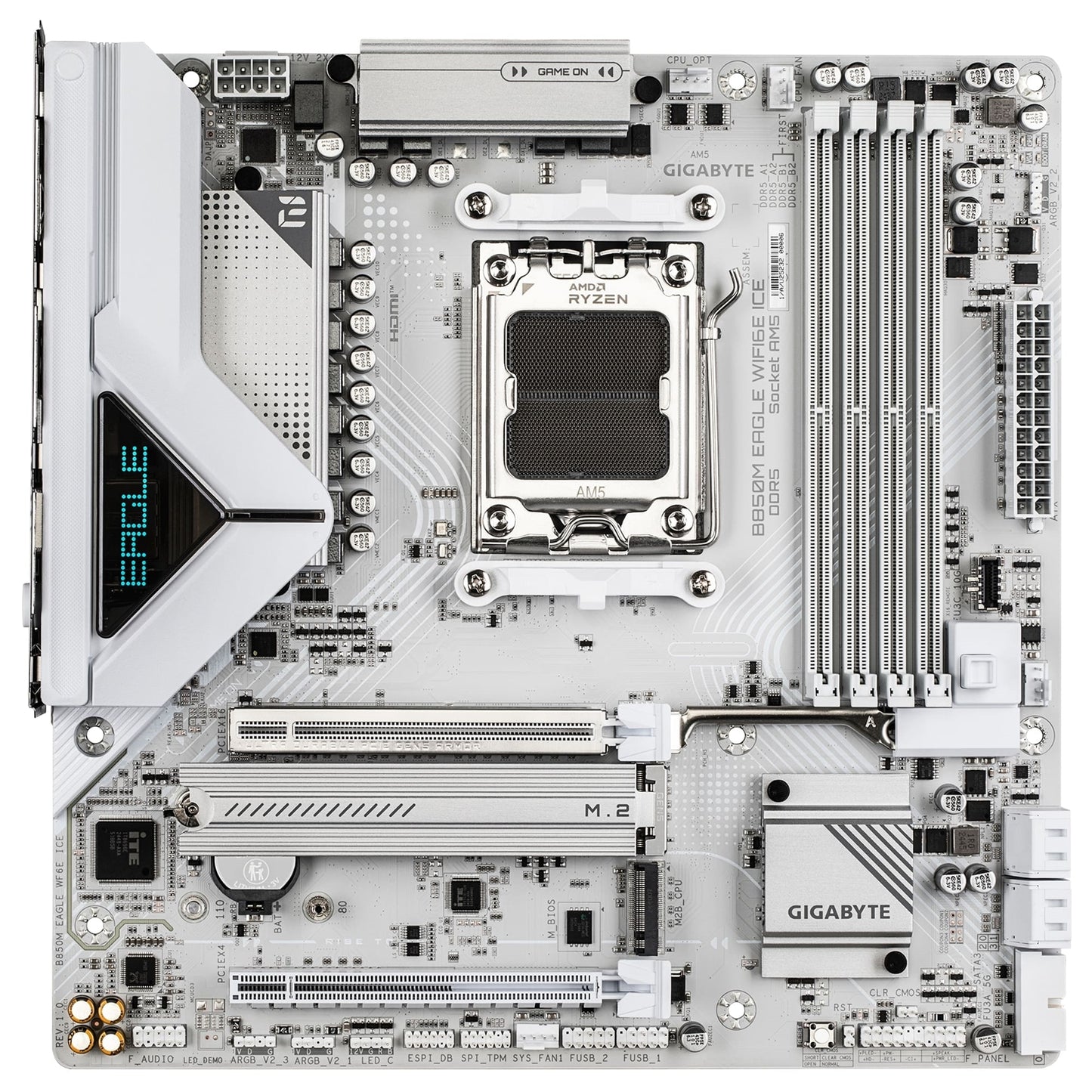 Gigabyte B850M Eagle WIFI6E ICE AMD AM5 Socket Motherboard MATX DDR5 M2 USB-C DP