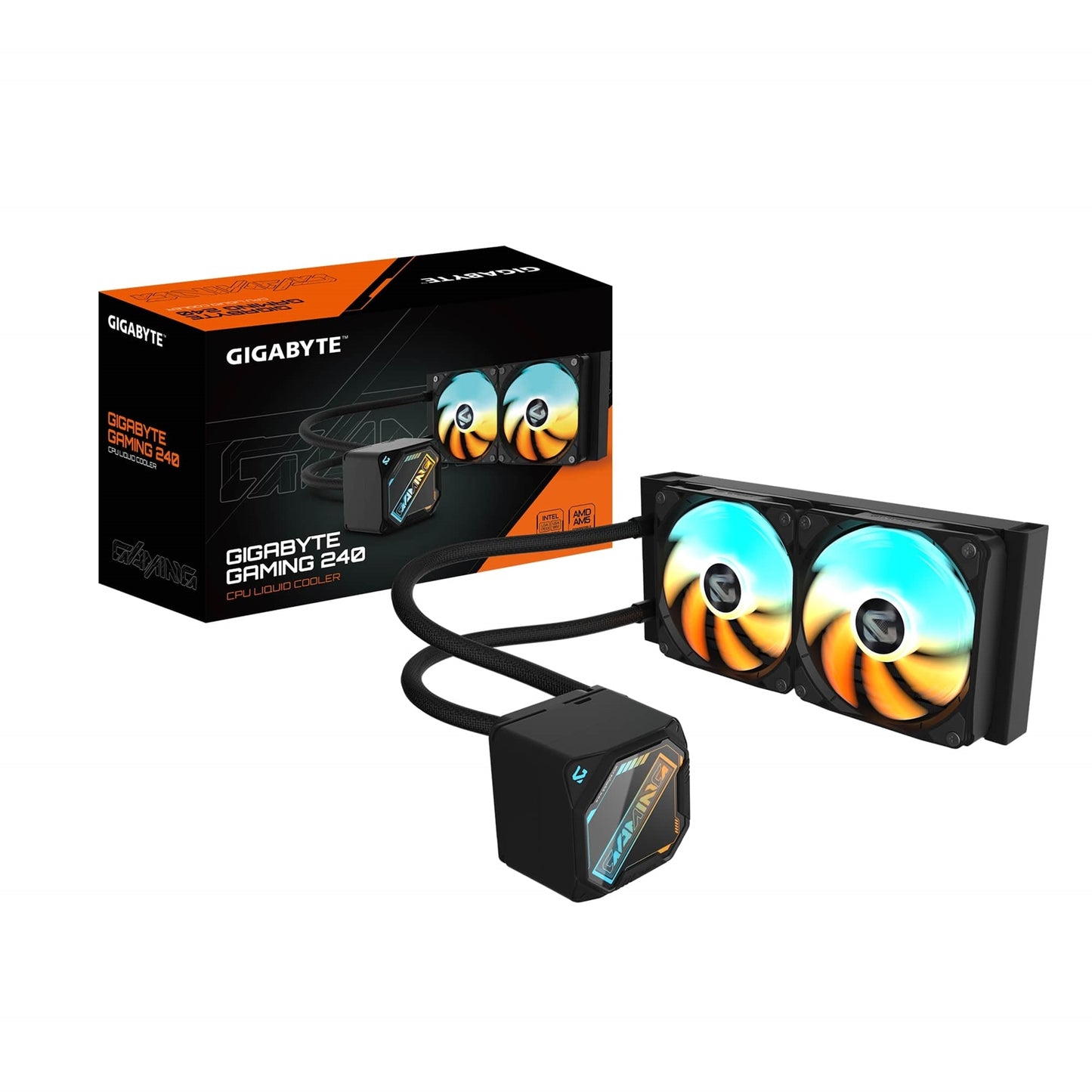 GIGABYTE GP-GIGABYTE Gaming 240 All-in-One Liquid CPU Cooler ARGB Lighting