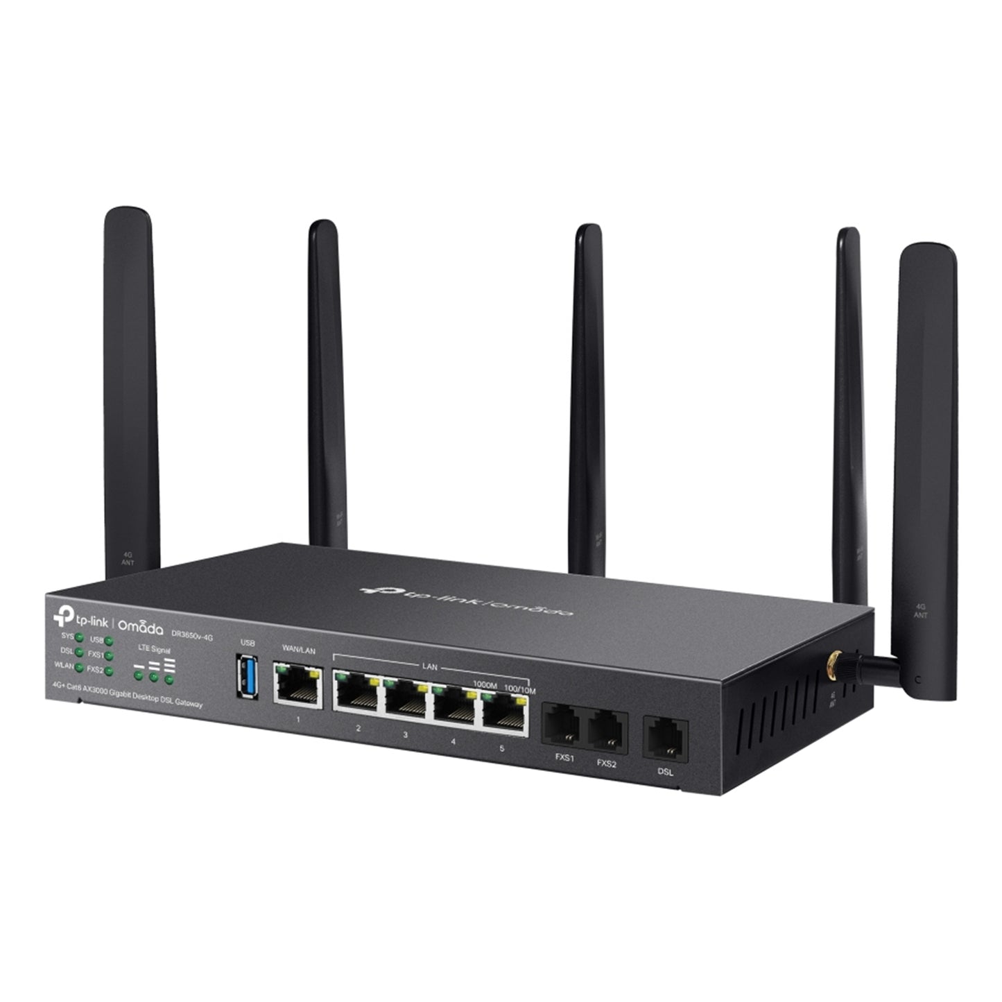 TP-Link Omada DR3650v-4G  AX3000 Wi-Fi 6 Gigabit Desktop DSL Gateway