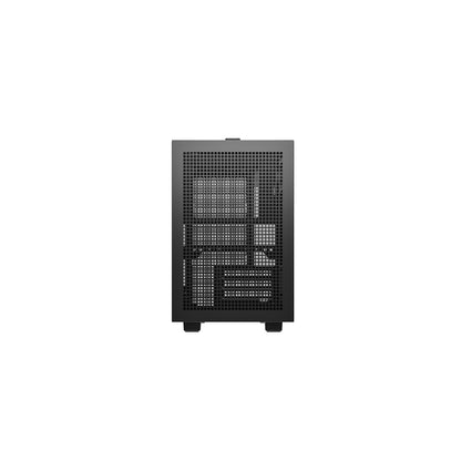 DeepCool CH160 PLUS Micro Tower PC Case, Black, Tempered Glass Side Panel