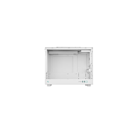 DeepCool CH160 PLUS White Micro Tower PC Chassis Micro ATX Support