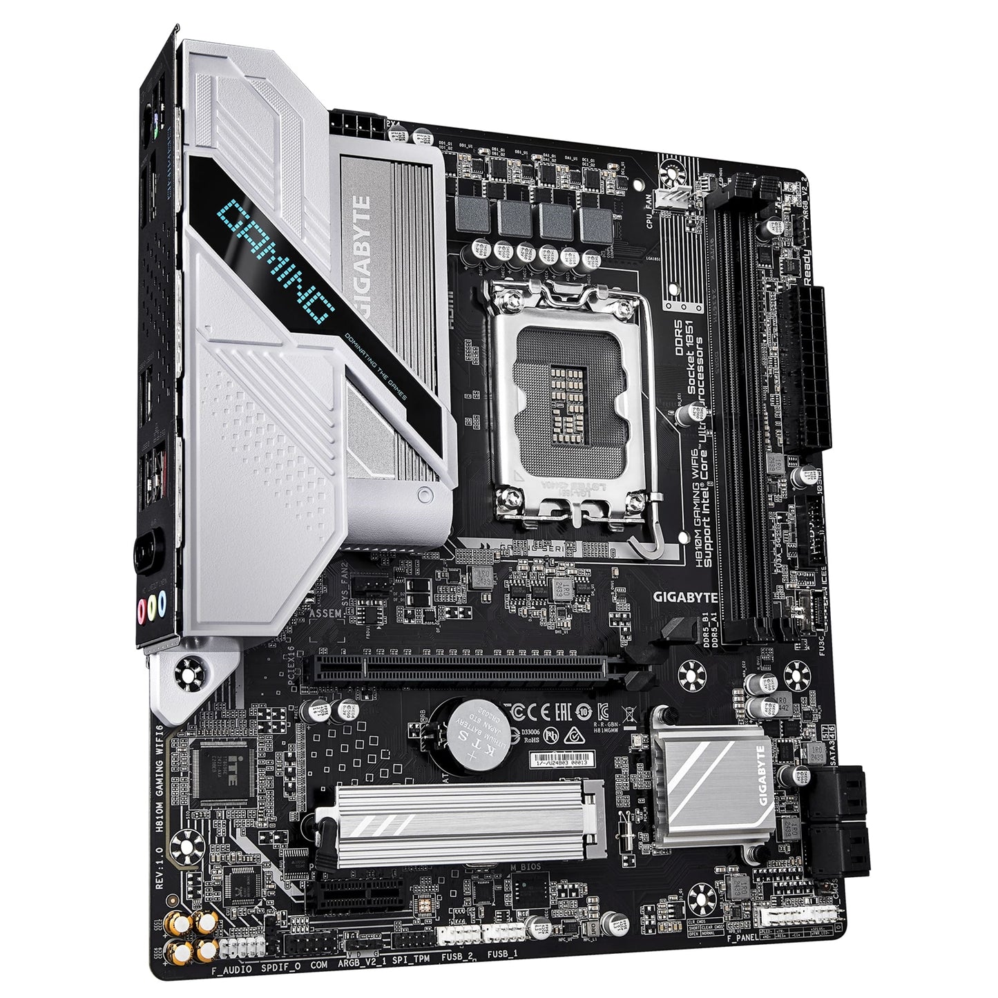 Gigabyte H810M GAMING WIFI6 Intel 1851 Socket Motherboard