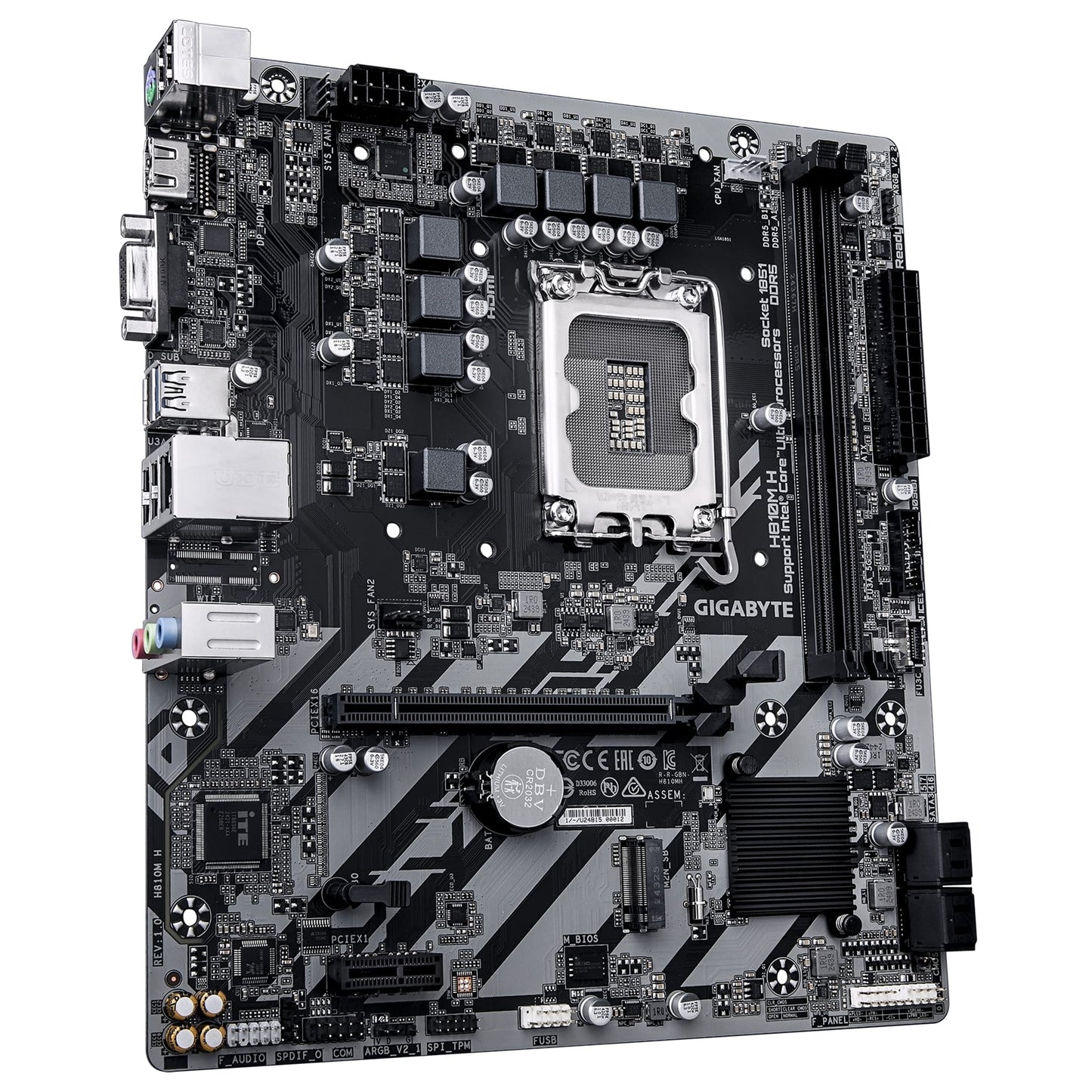 Gigabyte H810M H Intel 1851 Socket Motherboard