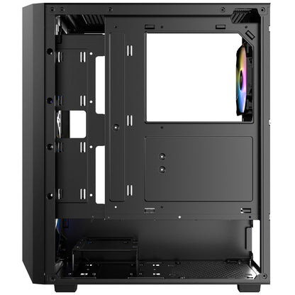 Antec AX67 ARGB Mid-Tower Gaming PC Case, Full Mesh Front, Tempered Glass