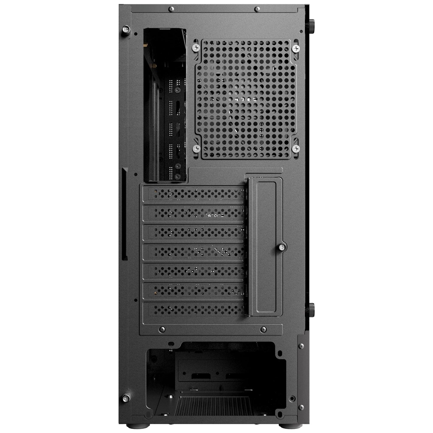 Antec AX27 RGB Elite Mid-Tower Gaming PC Case, Glass, Mesh Front Panel, RGB Fans