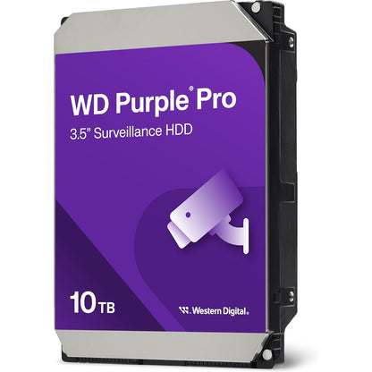 WD Purple Pro 10TB SATA Smart Video Hard Drive, 7200RPM, 272MB/s, 512MB Cache