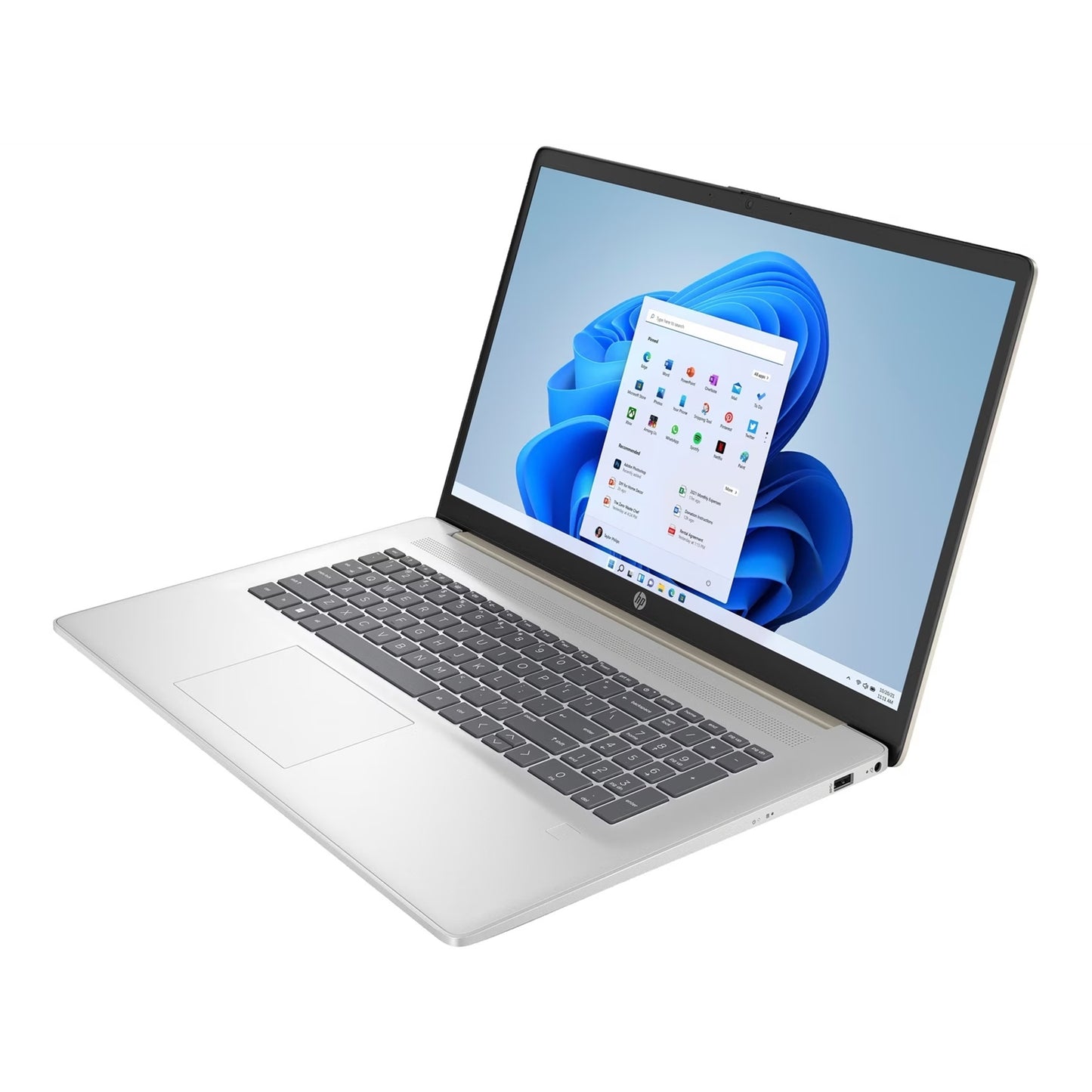 HP 17-cp2009na Laptop, 17.3 Inch, AMD Ryzen 3-7320U CPU, 8GB RAM, 512GB SSD