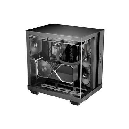 be quiet! Light Base 500 BGW83 Mid-Tower Case, 4xFans, Vertical GPU Mount, Black