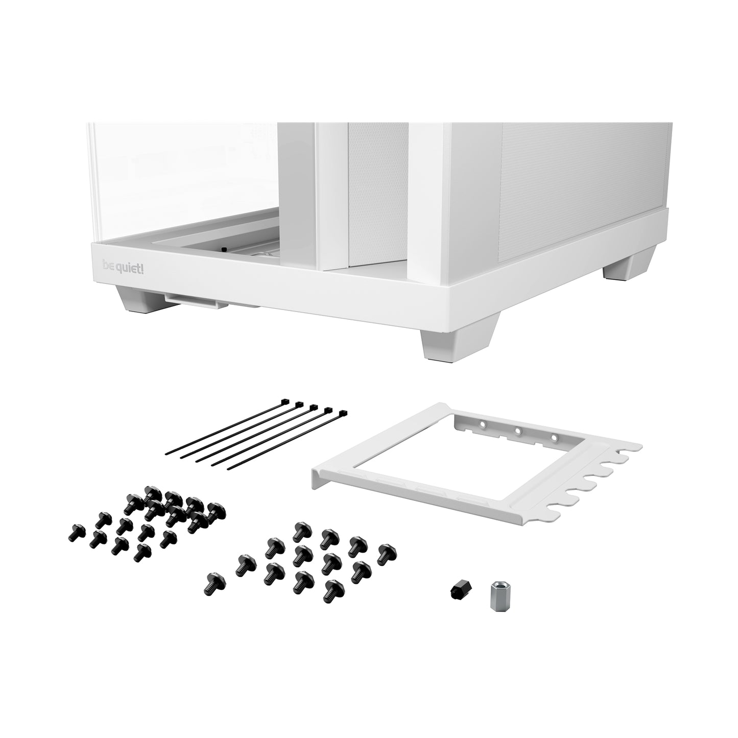 be quiet! Light Base 500 LX BGW86 White Mid-Tower Case, 4x ARGB LX Fans