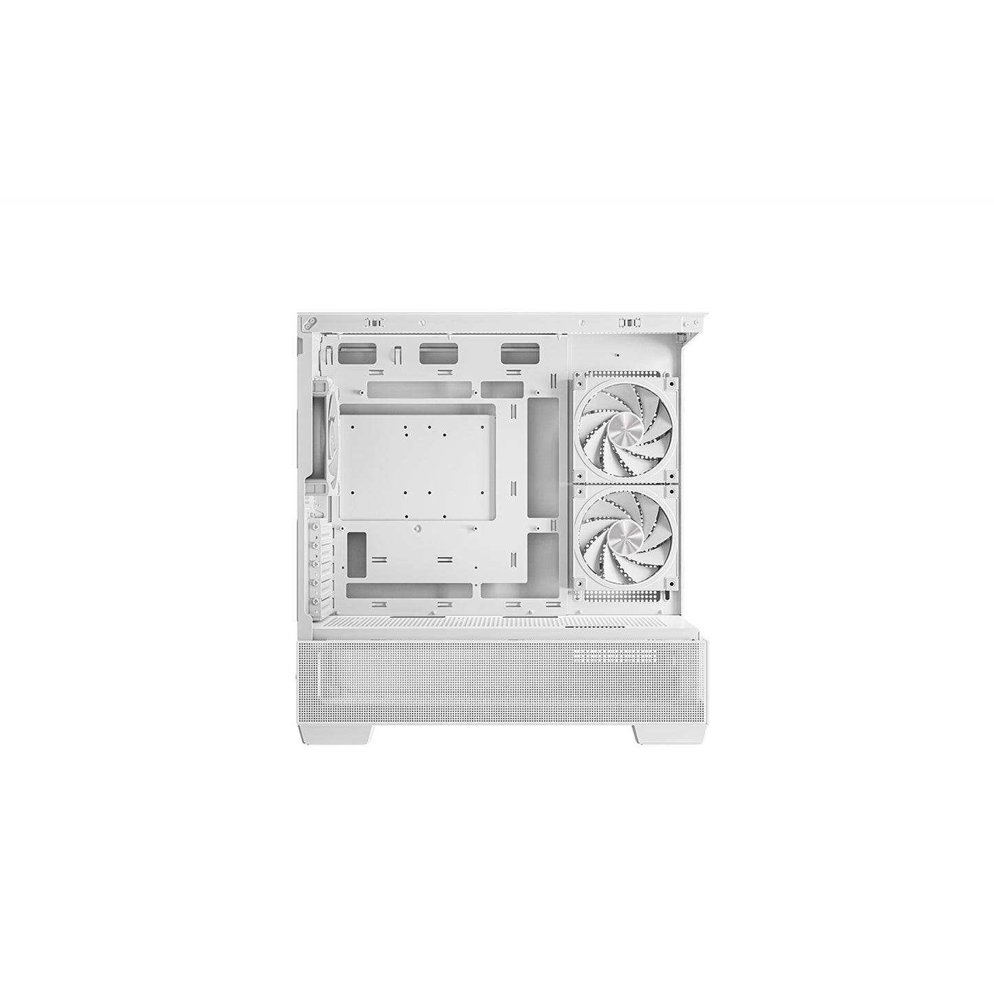 DeepCool CG380 3F Micro-ATX Gaming PC Case, White, Pre-Installed 3x ARGB Fans
