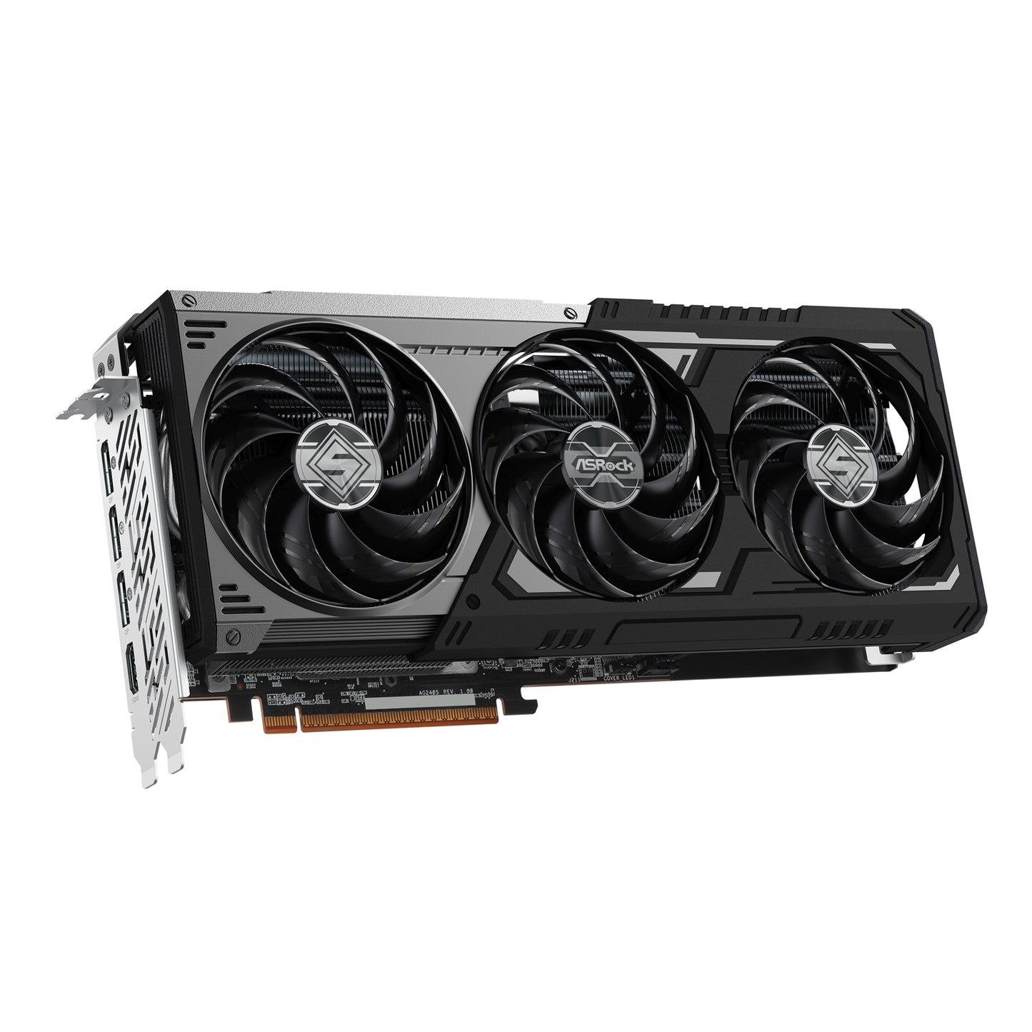 ASRock AMD Radeon RX 9070 XT Steel Legend Dark 16GB GDDR6 Graphics Card