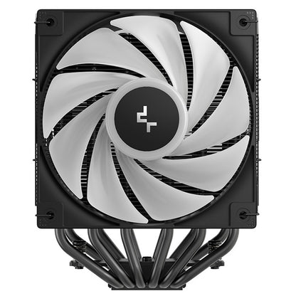 DeepCool AG620 BK ARGB V2 Dual-Tower CPU Air Cooler Matte Black, 120mm ARGB Fans