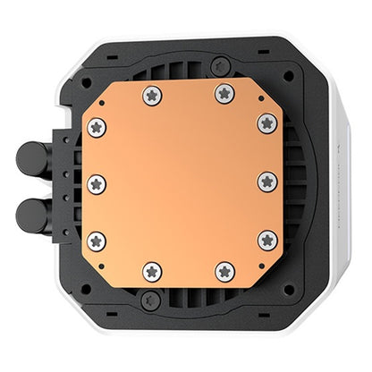DeepCool LM240 White Liquid CPU Cooler IPS Display 240mm AIO Dual 120mm ARGB Fan