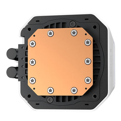 DeepCool LM360 Liquid CPU Cooler in White with 2.4 Inch IPS Display