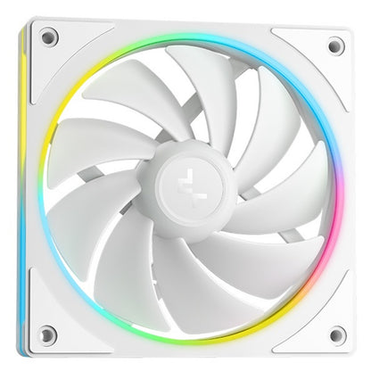 DeepCool LM360 Liquid CPU Cooler in White with 2.4 Inch IPS Display
