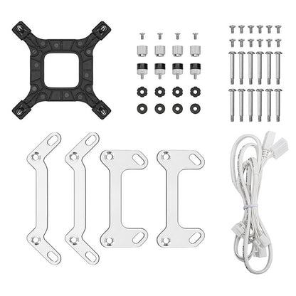 DeepCool LM360 Liquid CPU Cooler in White with 2.4 Inch IPS Display
