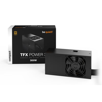 be quiet! 300W TFX Power 3, 80+ Gold Wired PSU, Dual Rail, 26A +12V, TFX PSU