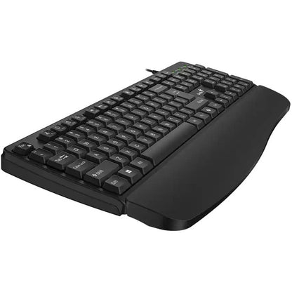 Genius KB-123 Wired AI Copilot Business Keyboard with Palm Rest, Full Size UK