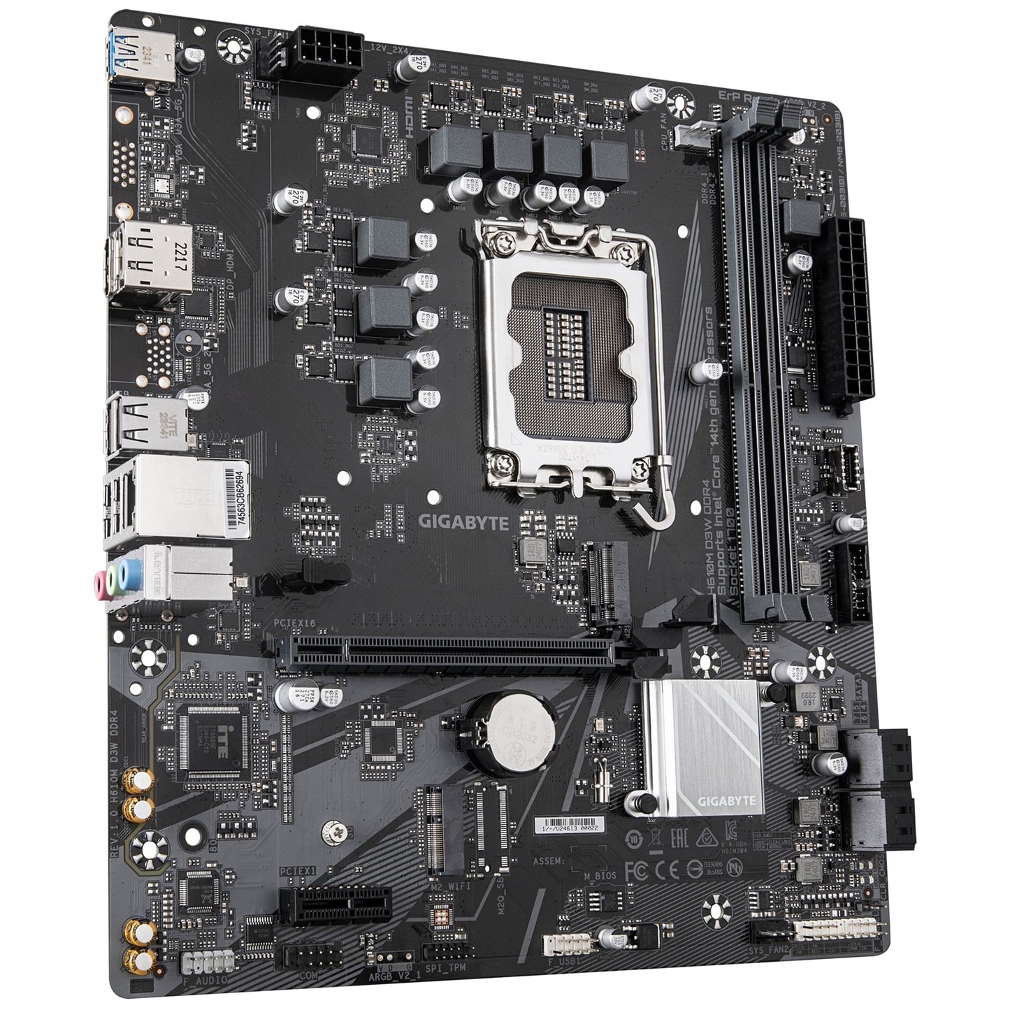 Gigabyte H610M D3W DDR4 Intel 1700 Socket Motherboard