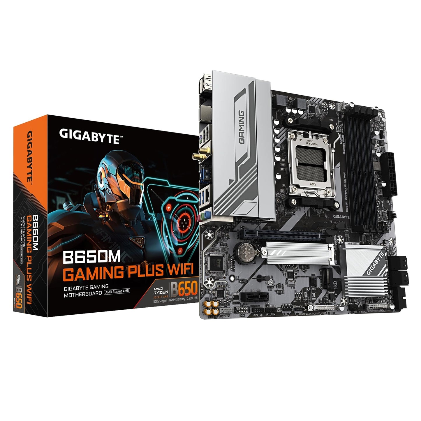Gigabyte B650M GAMING PLUS WIFI (Rev.1.2) AMD AM5 Socket Motherboard