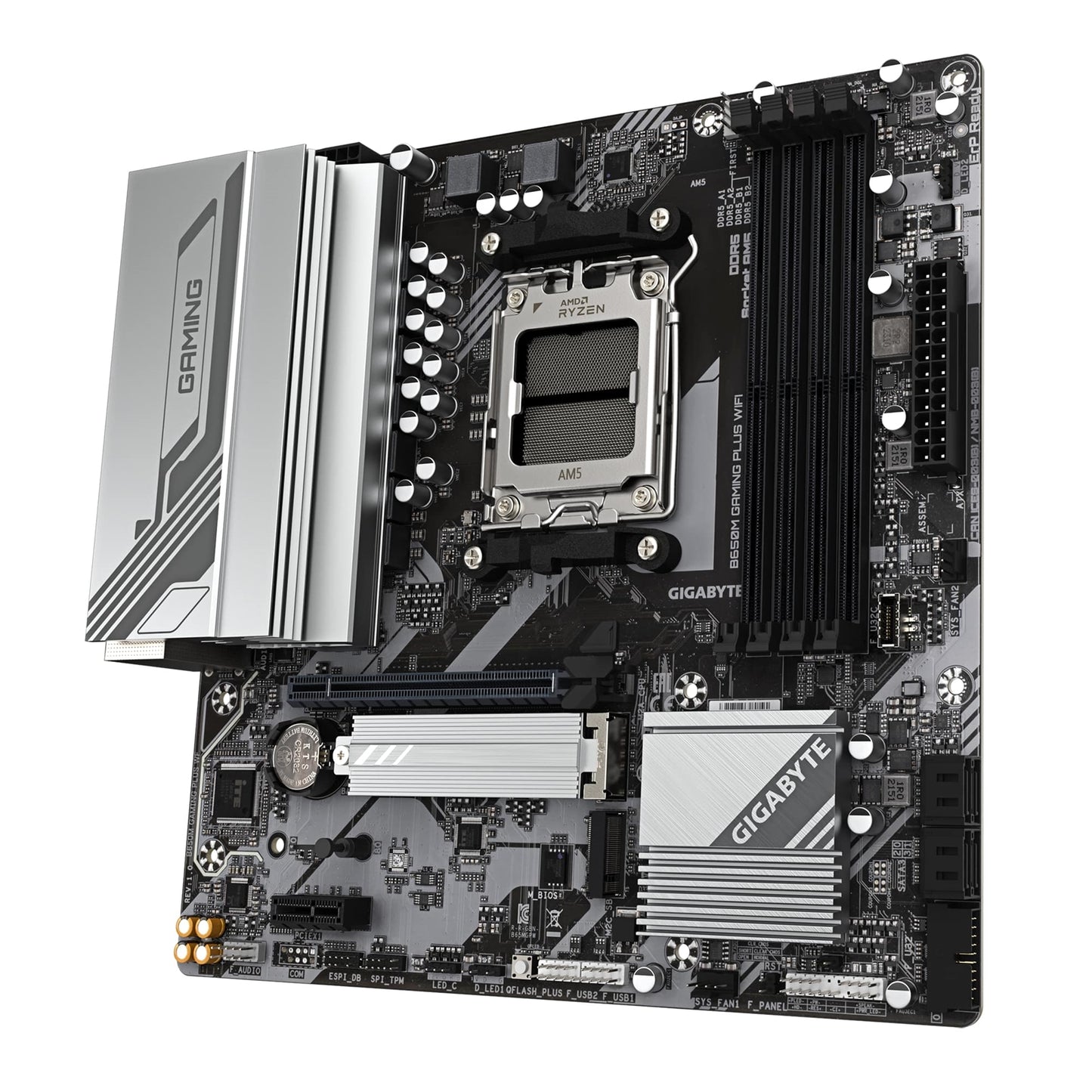 Gigabyte B650M GAMING PLUS WIFI (Rev.1.2) AMD AM5 Socket Motherboard