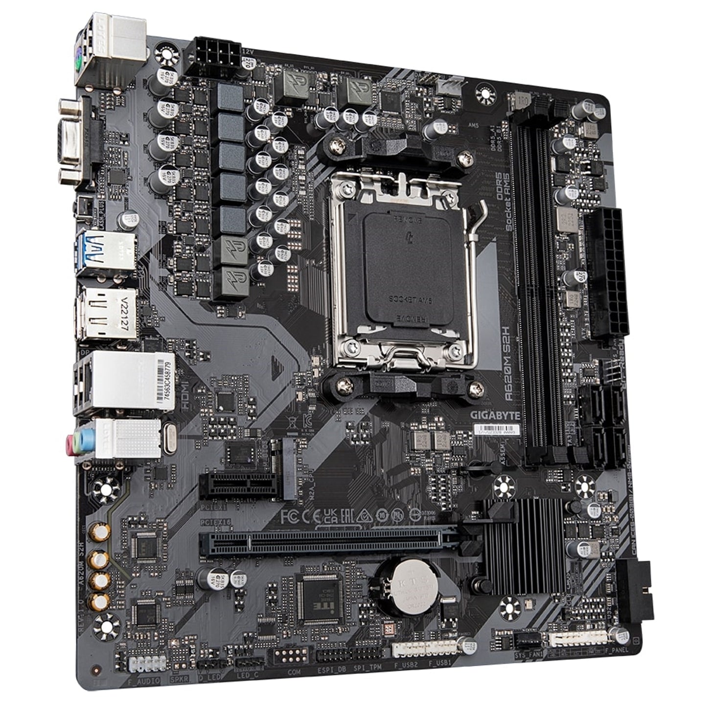 Gigabyte A620M S2H AMD AM5 Socket Motherboard