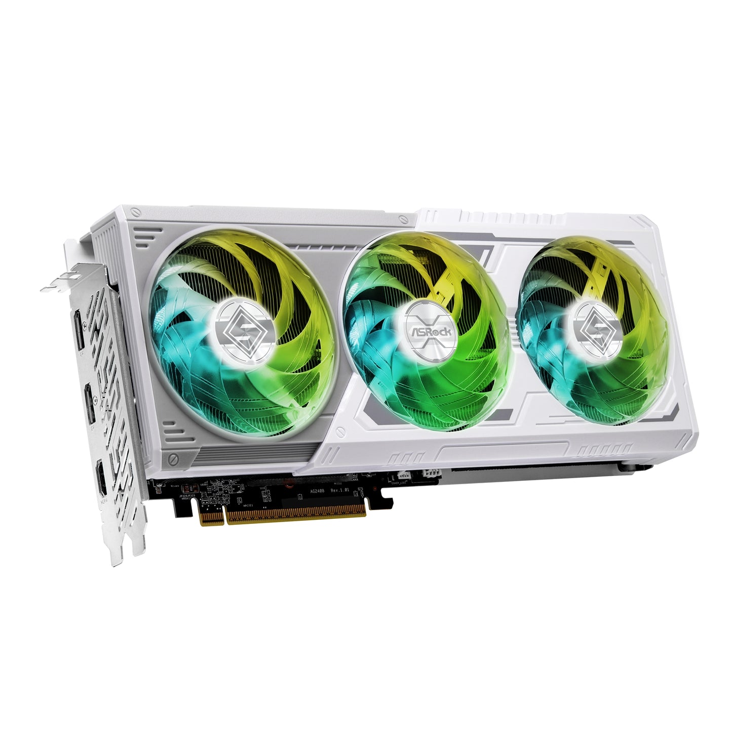 ASRock AMD Radeon RX 9060 XT Steel Legend OC 16GB GDDR6 Graphics Card, 3320MHz