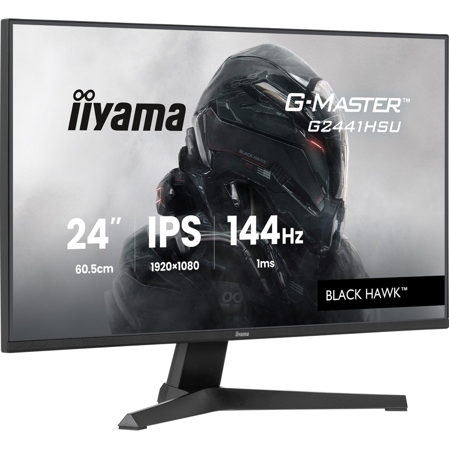 iiyama G-Master Black Hawk gaming monitor G2441HSU-B1 24 Inch Black FHD 144Hz