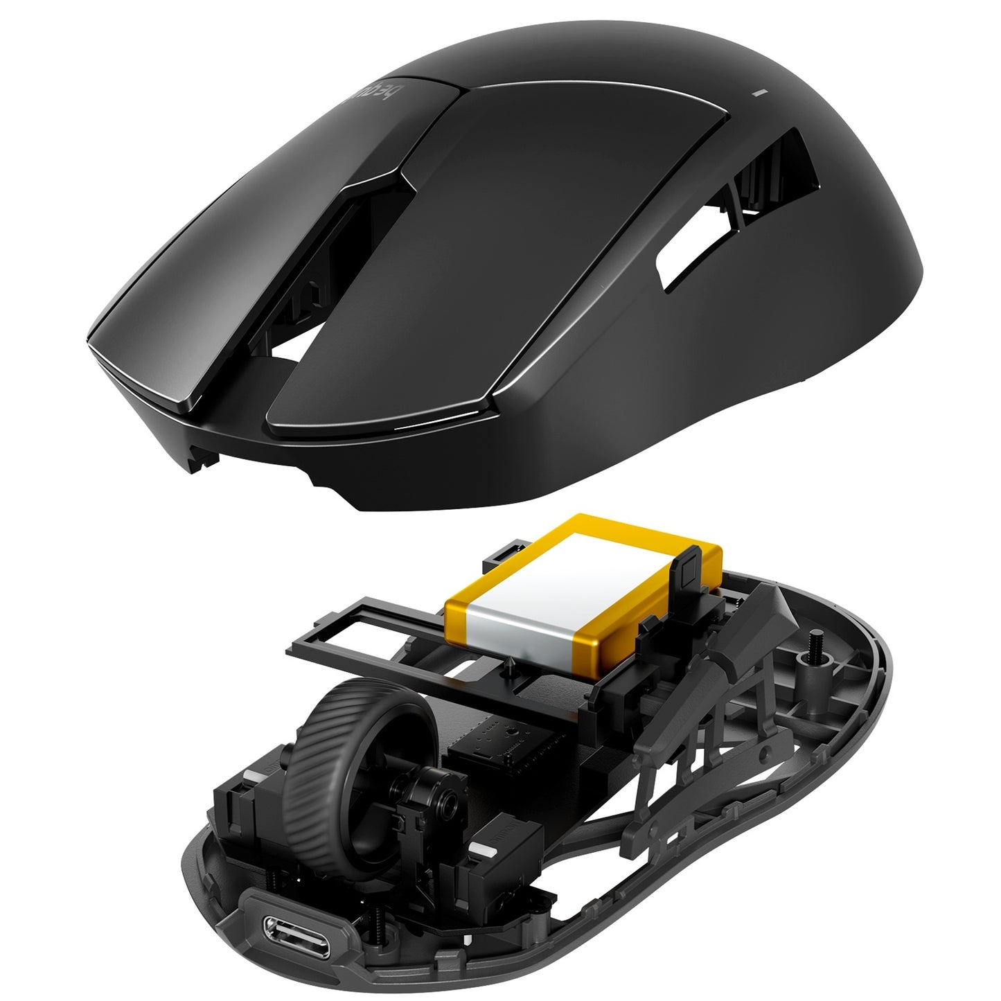 be quiet! Dark Perk Ergo Wireless Gaming Mouse, 32K DPI, 8MHz Polling, 110 Hours