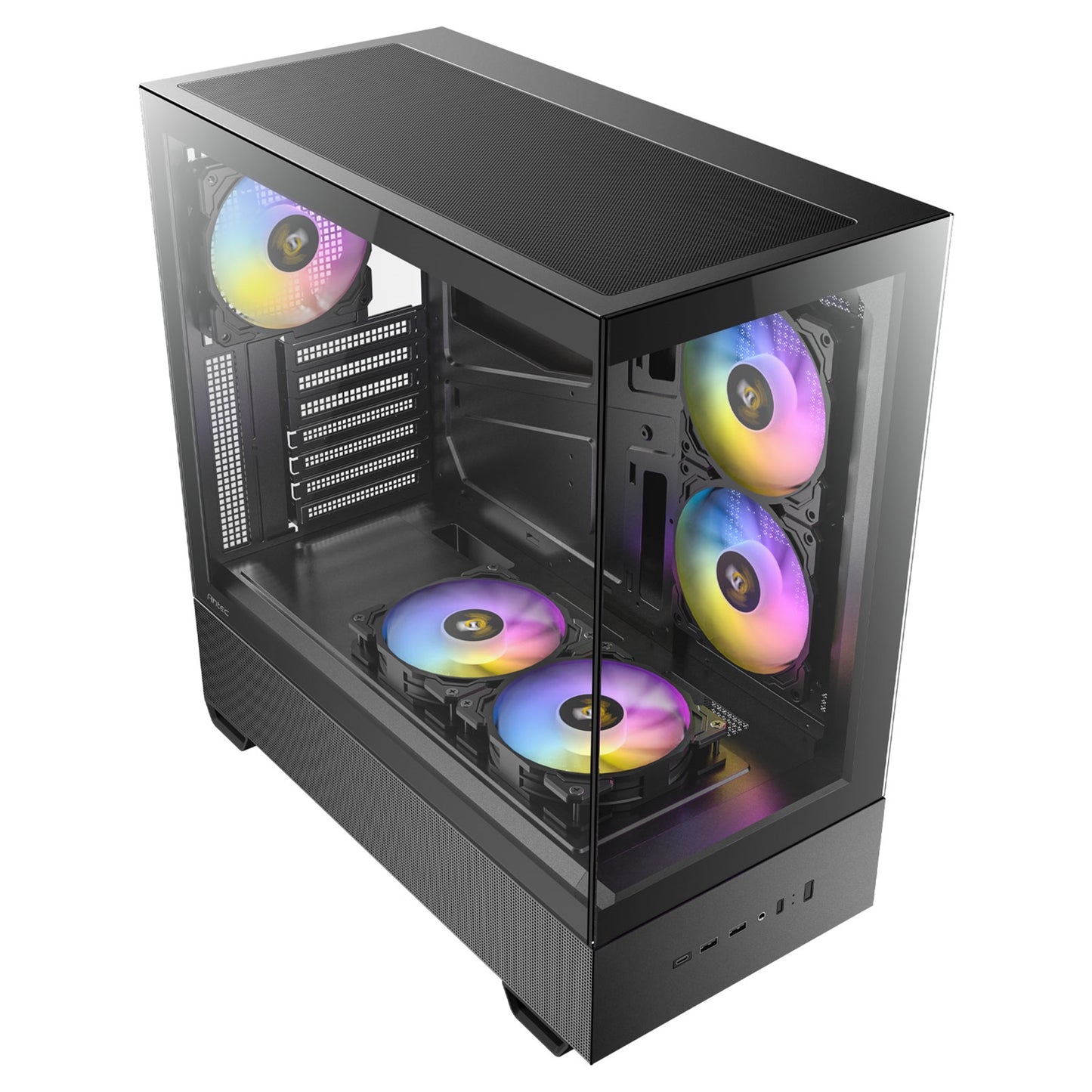 ANTEC CX705 ARGB Gaming Case, Panoramic 270 degree View, Tempered Glass Panels