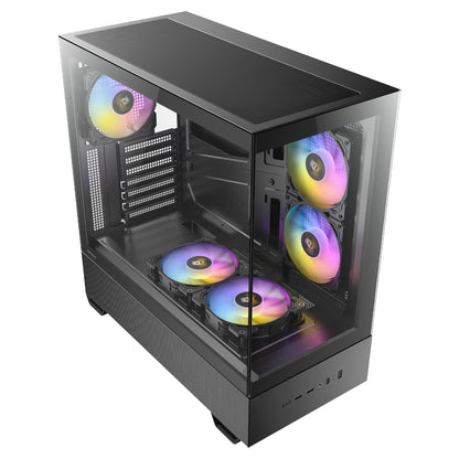 ANTEC CX705 ARGB Gaming Case, Panoramic 270 degree View, Tempered Glass Panels