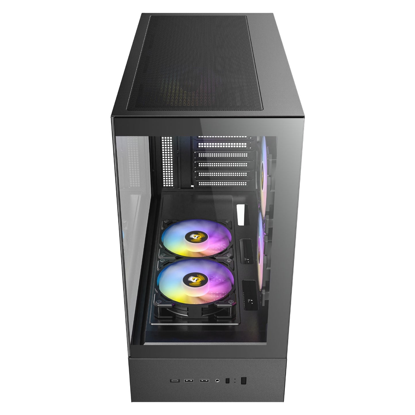 ANTEC CX705 ARGB Gaming Case, Panoramic 270 degree View, Tempered Glass Panels