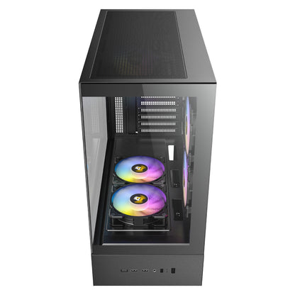 ANTEC CX705 ARGB Gaming Case, Panoramic 270 degree View, Tempered Glass Panels
