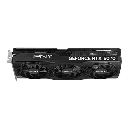 PNY NVIDIA GeForce RTX 5070 OC 12GB GDDR7 Graphics Card, 6144 CUDA Cores 2160MHz