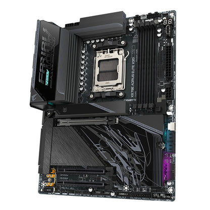 Gigabyte X870E AORUS ELITE X3D AMD AM5 Socket Motherboard, ATX, 4xDDR5, 4xM.2