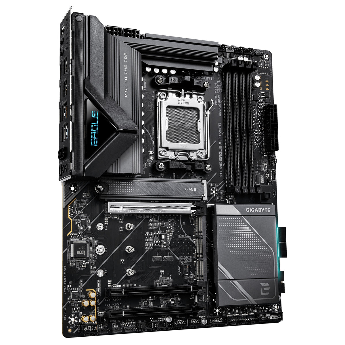 Gigabyte X870E EAGLE X3D WIFI7 AMD AM5 Socket Motherboard, ATX DDR5 M2 I/O WiFi