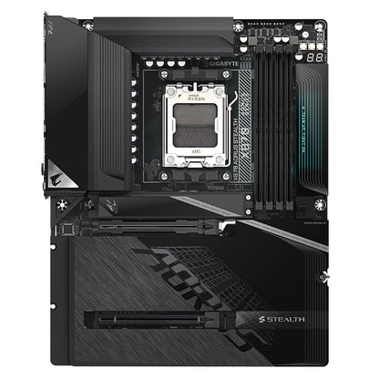 Gigabyte X870 AORUS STEALTH AMD AM5 Socket Motherboard, ATX DDR5 M2 LAN WiFi
