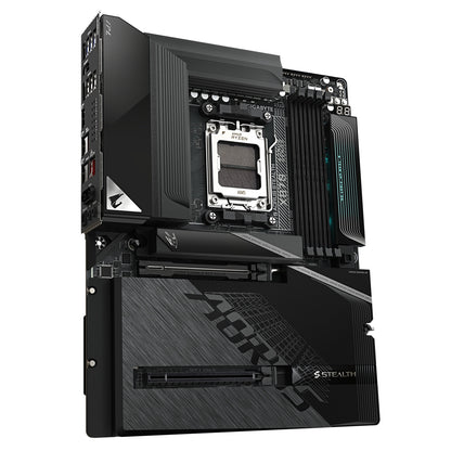 Gigabyte X870 AORUS STEALTH AMD AM5 Socket Motherboard, ATX DDR5 M2 LAN WiFi