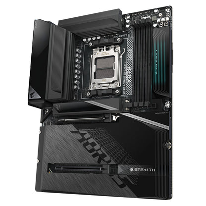 Gigabyte X870 AORUS STEALTH AMD AM5 Socket Motherboard, ATX DDR5 M2 LAN WiFi